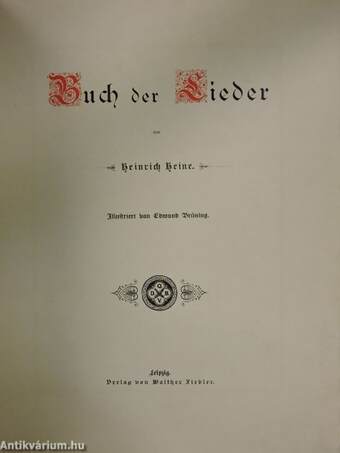 Buch der Lieder (gótbetűs)