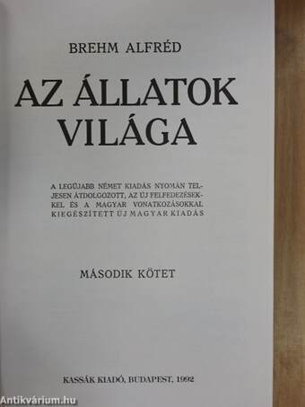 Brehm - Az állatok világa 2.