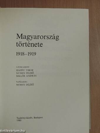 Magyarország története V.