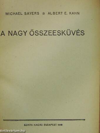 A nagy összeesküvés