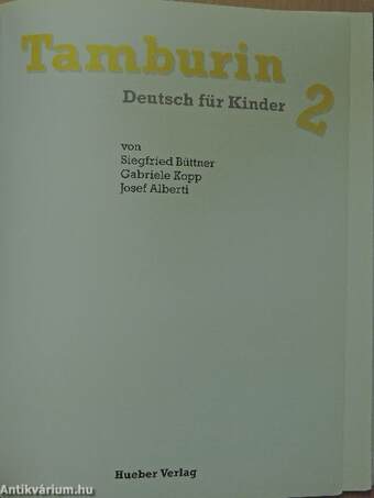 Tamburin Deutsch für Kinder 2.