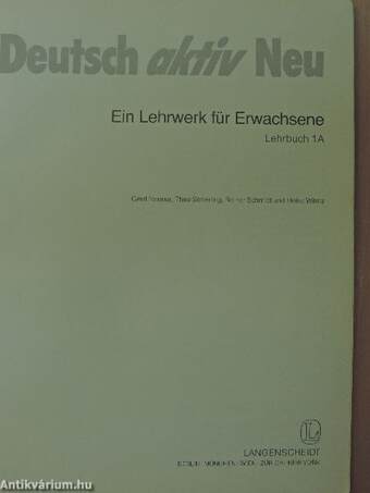 Deutsch aktiv Neu 1A - Lehrbuch