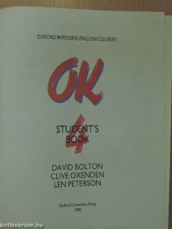 OK 4. - Student's Book