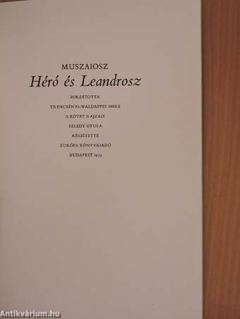 Héró és Leandrosz