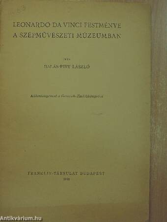 Leonardo da Vinci festménye a Szépművészeti Múzeumban