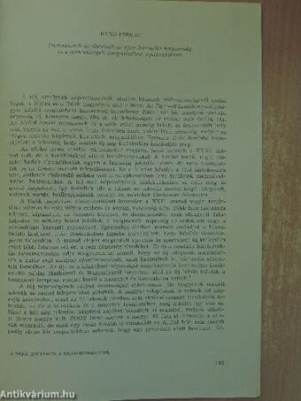 Párhuzamok és eltérések az Eger környéki magyarság és nemzetiségek településében, építkezésében