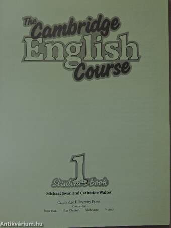 The Cambridge English Course 1. - Student's Book/Practice Book