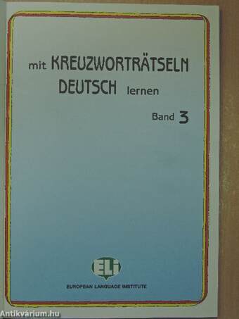 Mit Kreuzworträtseln Deutsch lernen 3.