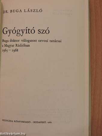 Gyógyító szó