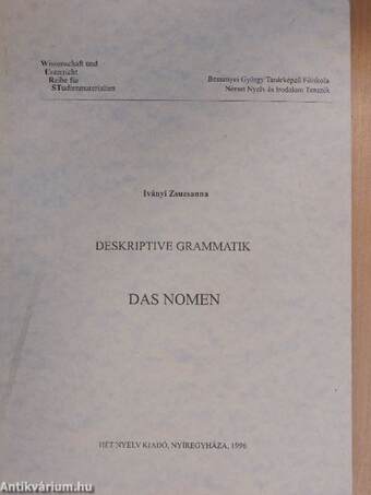 Deskriptive Grammatik