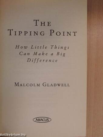 The Tipping Point