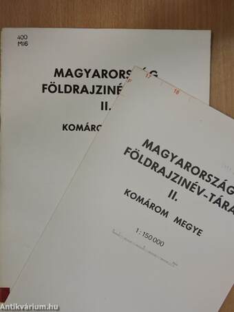 Magyarország földrajzinév-tára II. - Komárom megye