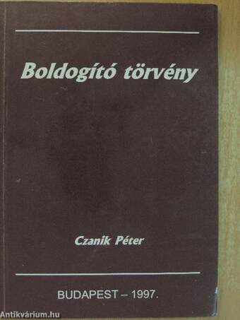 Boldogító törvény