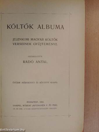 Költők albuma