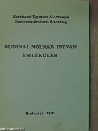 Rudinai Molnár István Emlékülés