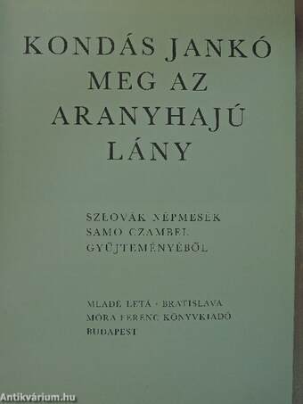 Kondás Jankó meg az aranyhajú lány