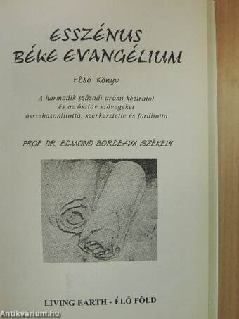 Esszénus Béke Evangélium I.