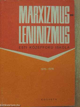 Marxizmus-leninizmus 1975-1976