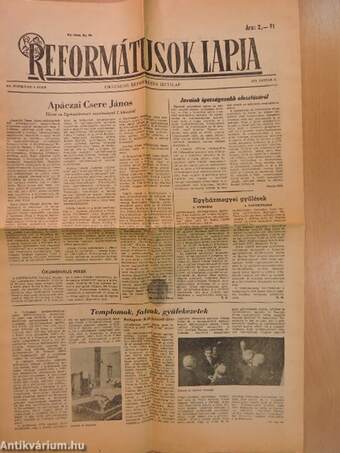 Reformátusok lapja 1976. január 11.