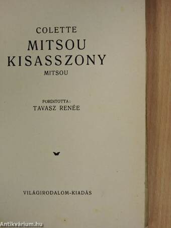 Mitsou kisasszony