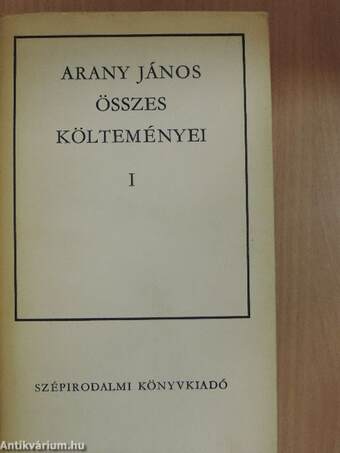 Arany János összes költeményei I-II.