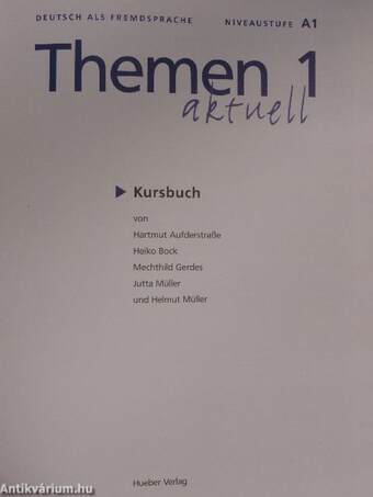 Themen aktuell 1 - Kursbuch - CD-vel