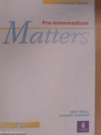 Matters - Pre-Intermediate - Students' Book