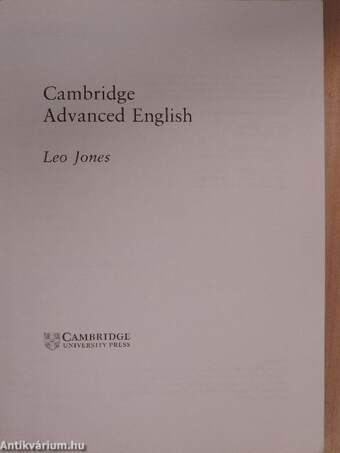 Cambridge Advanced English - Student's Book