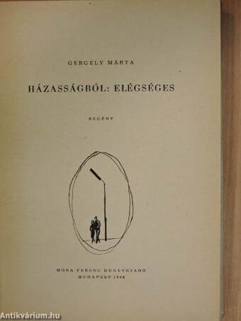 Házasságból: elégséges