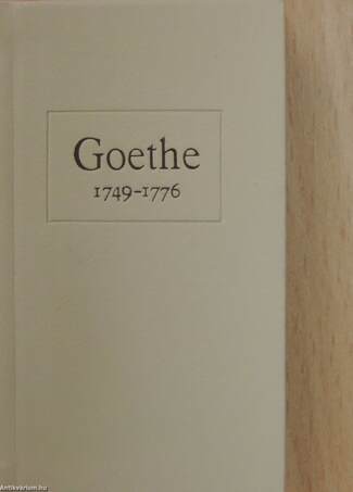 Goethe I-III. (minikönyv)