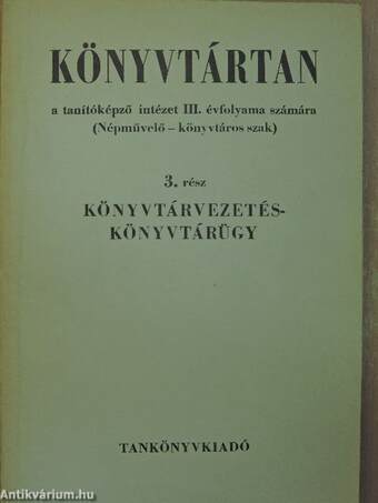 Könyvtártan 3.