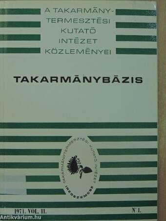 Takarmánybázis 1971/1.