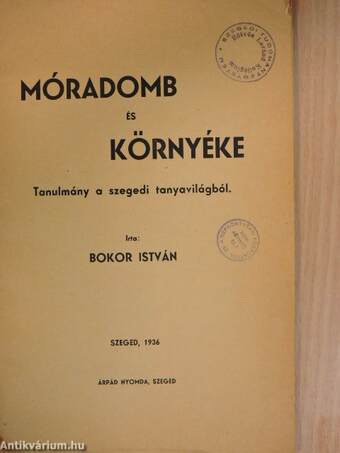 Móradomb és környéke