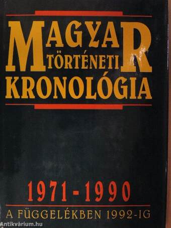 Magyar történeti kronológia 1971-1990