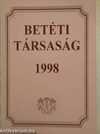 Betéti Társaság 1998