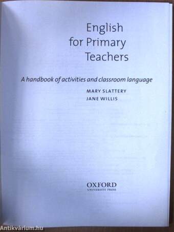 English for Primary Teachers