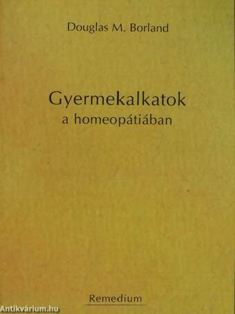 Gyermekalkatok a homeopátiában