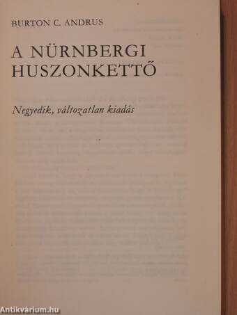 A nürnbergi huszonkettő