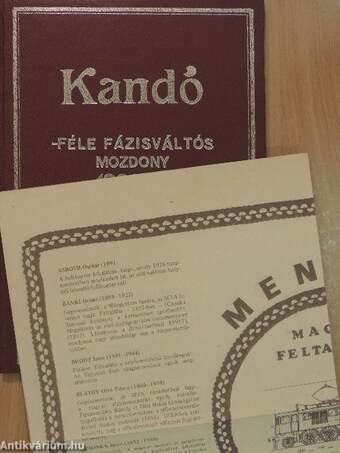 Kandó-féle fázisváltós mozdony 1930-ból