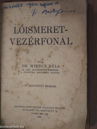 Lóismeret-Vezérfonal