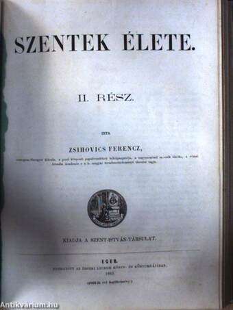 Szentek élete I-II. (töredék)