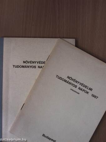 Növényvédelmi Tudományos Napok 1987/Program