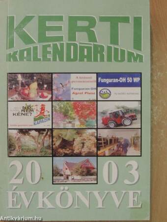 Kerti Kalendárium Évkönyve 2003