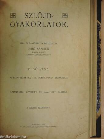 Nevelő kézimunka I-III./Szlöjd-gyakorlatok I./Az agyagipar technologiája/A különböző agyagárúk gyártása