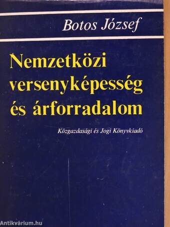 Nemzetközi versenyképesség és árforradalom