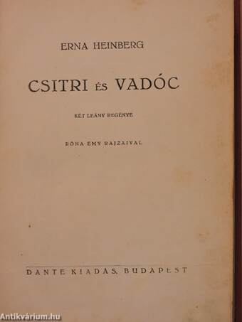 Csitri és Vadóc/A vadóc