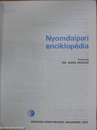 Nyomdaipari enciklopédia