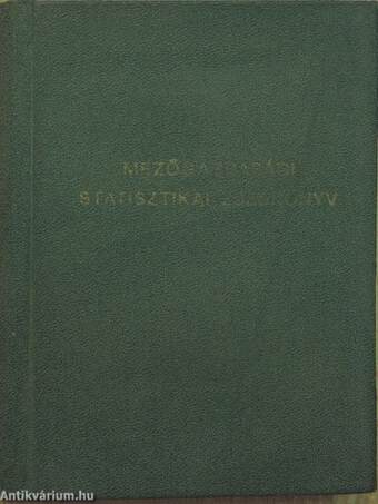 Mezőgazdasági Statisztikai Zsebkönyv 1959