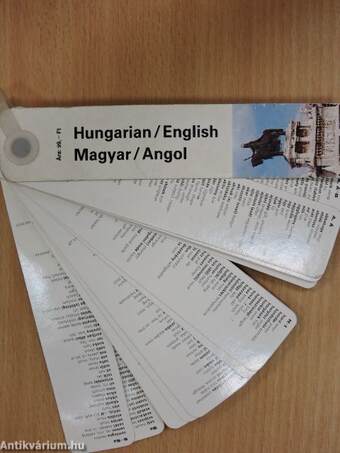 Angol-magyar/magyar-angol turistaszótár