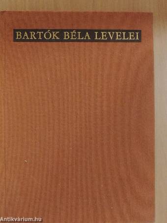 Bartók Béla levelei